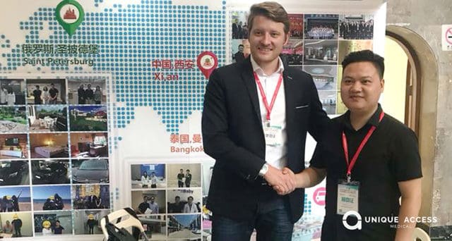 Henning Visits at Shanghai Medical Tourism Fair - Unique Access Medical